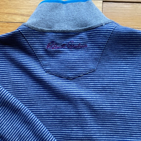 ROBERT GRAHAM Reversible Quarter Zip Pullover Sweatshirt - Picture 4 of 5